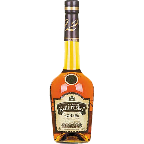 КОНЬЯК СТАРЫЙ КЕНИГСБЕРГ 4 ГОДА АЛК. 40 % 0.5 Л ВКЗ АЛЬЯНС 1892 РОССИЯ