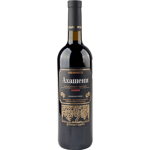 ВИНО ГРЕМИСЕУЛИ АХАШЕНИ КР П/СЛ АЛК. 12 % 0,75 Л СТ/Б ДОМ ГРУЗИНСКОГО ВИНА ГРУЗИЯ
