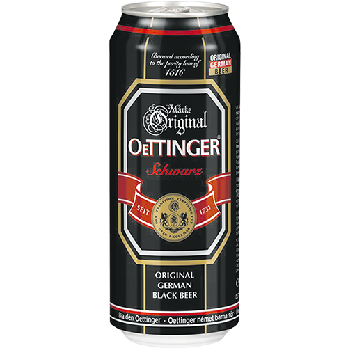 ПИВО ОТТИНГЕР БЛЭК БИР ФИЛЬТРОВ ПАСТЕРИЗОВ. ТЕМНОЕ АЛК. 4,9 % 0,5 Л Ж/Б ОТТИНГЕР ГЕРМАНИЯ