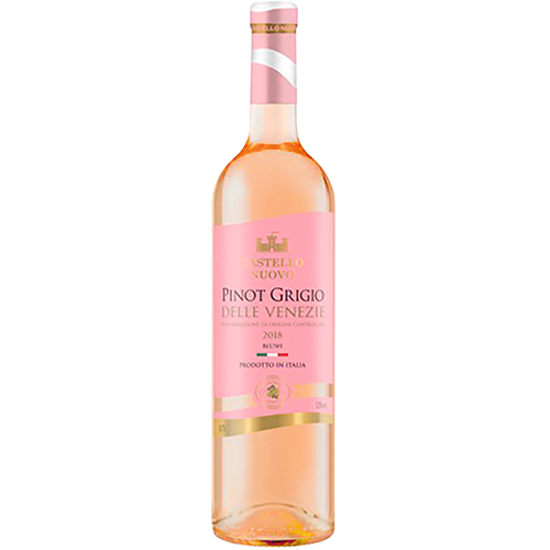 ВИНО ПИНО ГРИДЖИО КАСТЕЛО НУОВО РОЗ П/СУХ АЛК. 12 % 0,75 Л СТ/Б КОНТАРИНИ ВИН ИТАЛИЯ