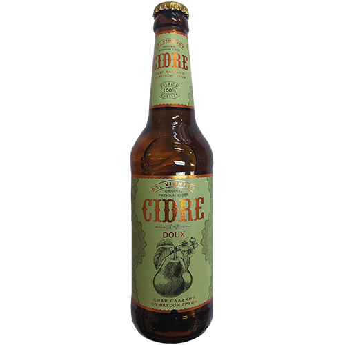 СИДР СВ.ВИОННЕ ГРУША АЛК. 5,5 % 0,45 Л СТ/Б ОПХ РОССИЯ