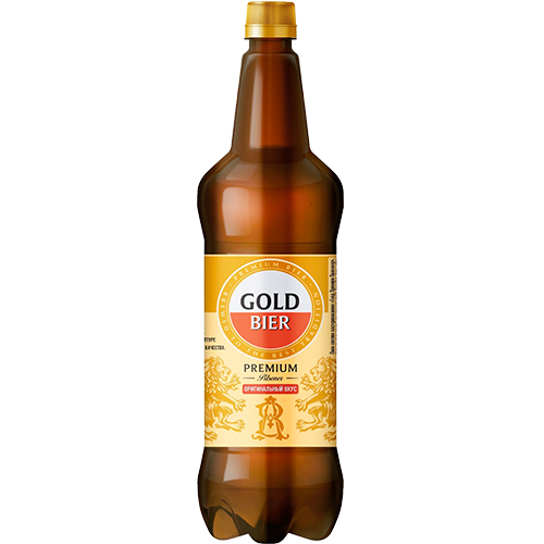 ПИВО ГОЛД ПРЕМИУМ ПИЛСЕНЕР ПАСТЕРИЗОВ СВЕТЛОЕ АЛК. 4,8 % 1,2 Л ПЭТ ОПХ РОССИЯ