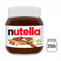 Паста Nutella ореховая с добавлением какао, 350 г