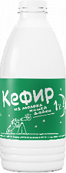 КЕФИР ИЗ МОЛОКА НАШЕЙ ДОЙКИ БЗМЖ ЖИР. 1 % 930 Г ПЛ/Б ГЕЛИОС РОССИЯ