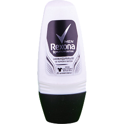 Дезодорант Rexona Men Невидимый на черном и белом роликовый, 50 мл
