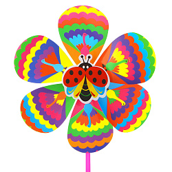 Игрушка Ветряная вертушка Воздушные шары, 40 см, арт.134-016