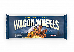 Печенье Wagon Wheels бисквитное с суфле и джемом, 228 г