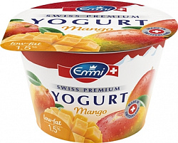 Йогурт Emmi Swiss Premium с манго 1,5%, 100г