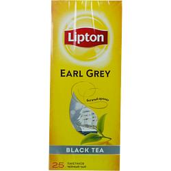 Чай Lipton Earl Grey черный в пакетиках, 25 шт