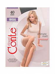 Колготки Conte Ideal, 40 ден, размер 3, цвет nero