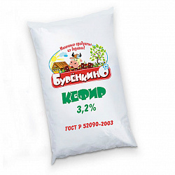 Кефир Буренкино 3,2%, 900 г