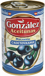 Маслины Aceitunas Gonzalez с косточками, 300 г