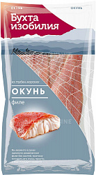 ОКУНЬ МОРСКОЙ БУХТА ИЗОБИЛИЯ МОРОЖ ФИЛЕ 400 Г П/П КОР. АГАМА РОЯЛ ГРИНЛАНД РОССИЯ