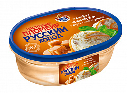 Мороженое Русский Холод Пломбир крем-брюле с карамельной крошкой, 460 г