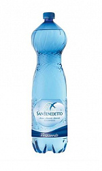 Вода минеральная San Benedetto газированная, 1,5 л