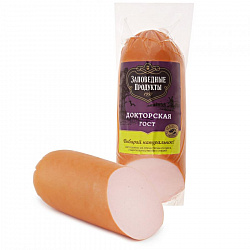 Колбаса Дмитровские колбасы Заповедные продукты Докторская вареная