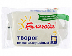 Творог Благода низкокалорийный 7,5%, 180 г