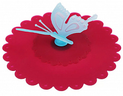 Крышка для кружки Vetta Бабочка, силикон, 10,5 см, арт.891-290