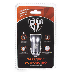 Зарядное устройство Forza BY, USB автомобильное, арт.916-235