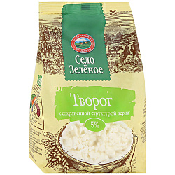 Творог Село Зеленое 5%, 500 г