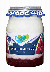 Йогурт Lactica Греческий с малиной 3%, 190г