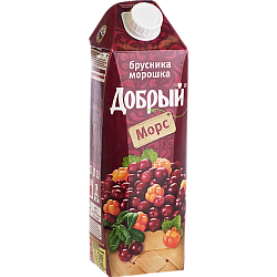 Морс Добрый Брусника и морошка, 1 л