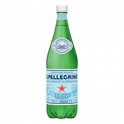 Вода San Pellegrino природная минеральная столовая газированная, 1 л