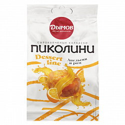 Колбаски Дымов Пиколини с апельсином и ромом сырокопченые, 50 г