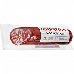 Колбаса Мираторг Московская варено-копченая 375 г