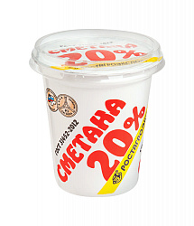 Сметана РостАгроЭкспорт 20%, 320 г