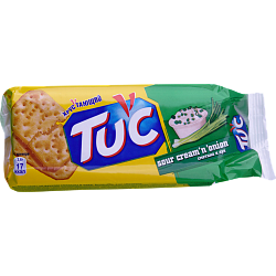 Крекер Tuc со сметаной и луком, 100 г