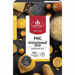 Рис Агро-Альянс Экстра Gold пропаренный шлифованный, 5х80 г