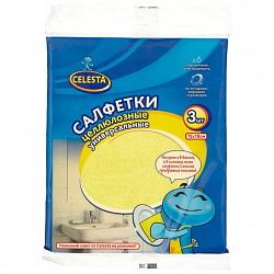 Салфетки Celesta целлюлозные, 3 шт