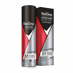 Антиперспирант Rexona Men Clinical Protection Защита и уверенность, 150 мл