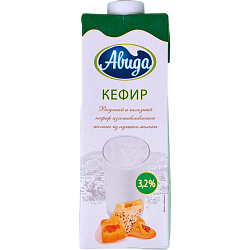 Кефир Авида 3,2%, 1 л