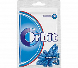 Жевательная резинка Orbit Сладкая мята без сахара, 34 г