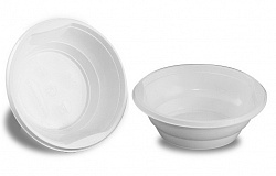 Миска для супа одноразовая белая 500 мл, 12 шт
