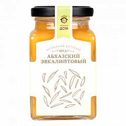 Мед Медовый Дом Абхазский Эвкалиптовый/Цветочный натуральный, 320 г
