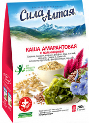 Каша Сила Алтая амарантовая с ламинарией, 200 г