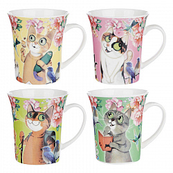 Кружка Любимый кот фарфоровая, 300 мл