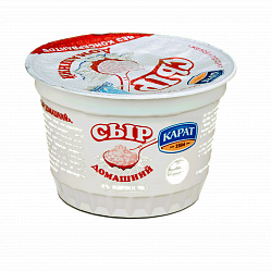 Творог Карат Домашний зерненый 4%, 200 г