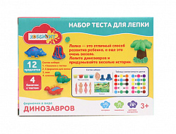 Набор теста для лепки Хоббихит с формочками, 12 предметов, арт.289-147