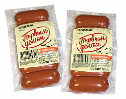 Сосиски Первым делом Традиционные, 400 г