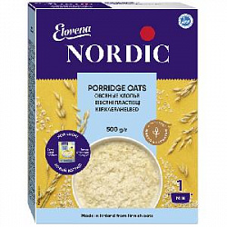Хлопья Nordic овсяные, 500 г