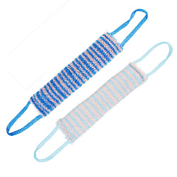 Мочалка банная с ручками, 40х11х2 см