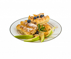 Улитка греческая с яблоком и корицей