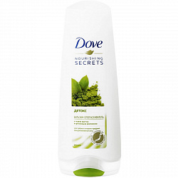 Бальзам-ополаскиватель для волос Dove Детокс Матча и рисовое молоко, 200 мл