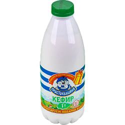 Кефир Простоквашино 1%, 930 г