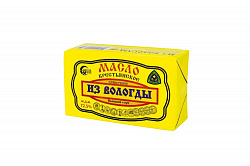 Масло Из Вологды Крестьянское сливочное 72,5%, 180 г