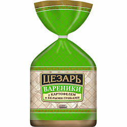 Вареники Цезарь с картофелем и белыми грибами, 600 г